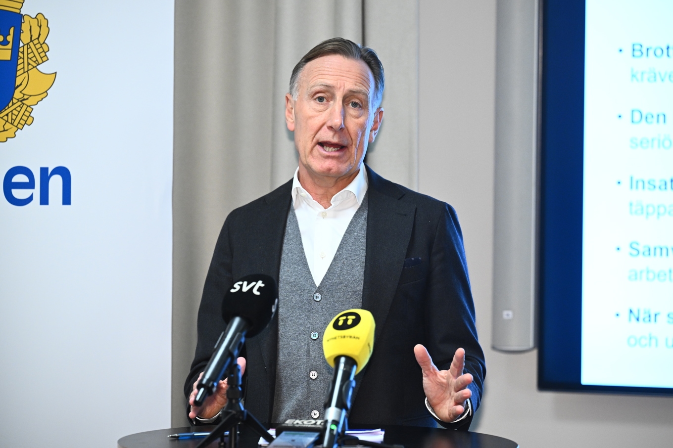 Svenskt Näringslivs vd Jan-Olof Jacke. Arkivbild. Foto: Claudio Bresciani/TT