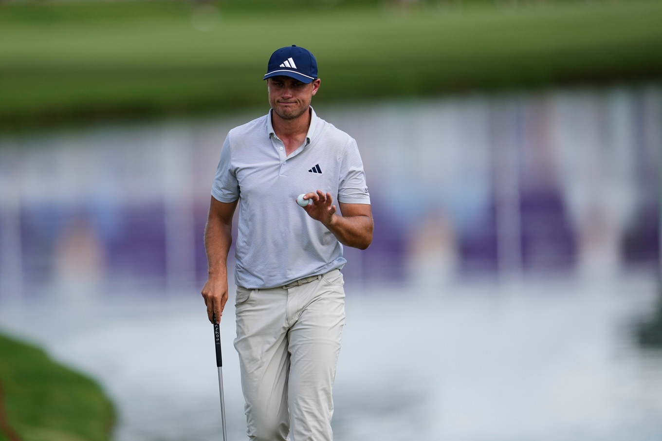 Ludvig Åberg är med i toppen efter två dagars spel av St Jude Championship. Foto: George Walker IV/AP/TT