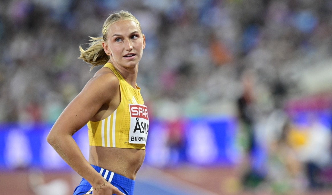 Maja Åskag under längdkvalet. Foto: Jonas Ekströmer/TT