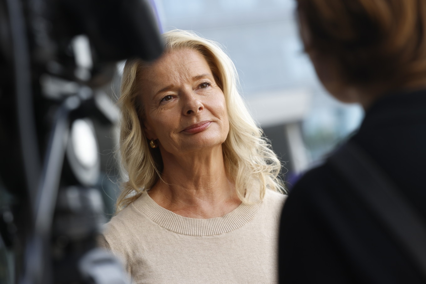 Gymnasie-, högskole- och forskningsminister Lotta Edholm (L). Foto: Fredrik Persson /TT