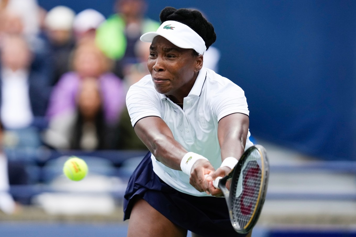 Venus Williams under en match tidigare i år. Foto: Chris Young/AP/TT