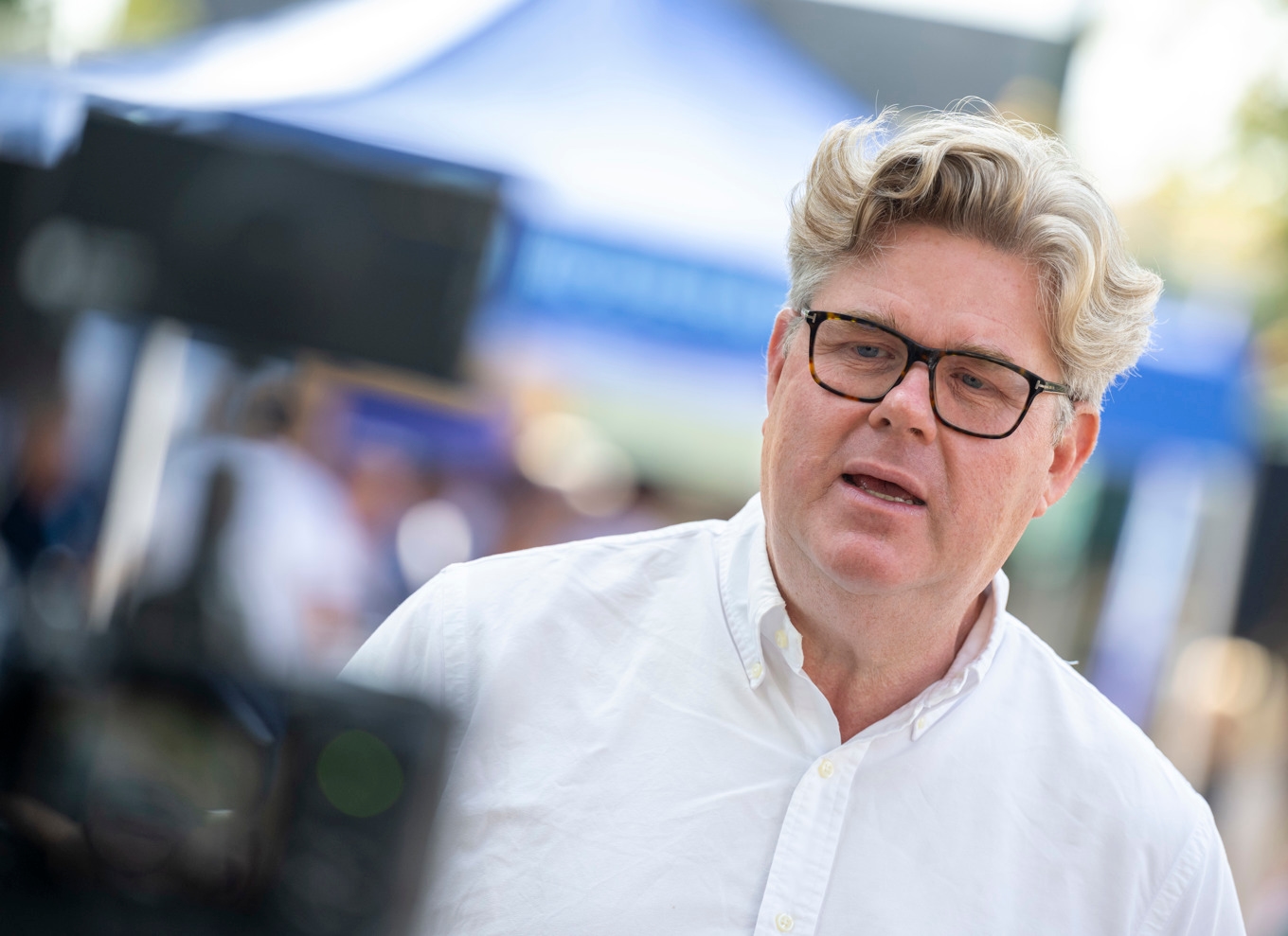 Gunnar Strömmer (M). Bild från förra veckan. Foto: Johan Nilsson / TT