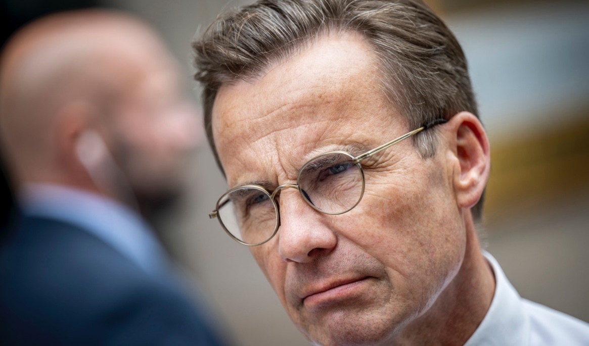 Statsminister Ulf Kristersson. Foto: Johan Nilsson/TT
