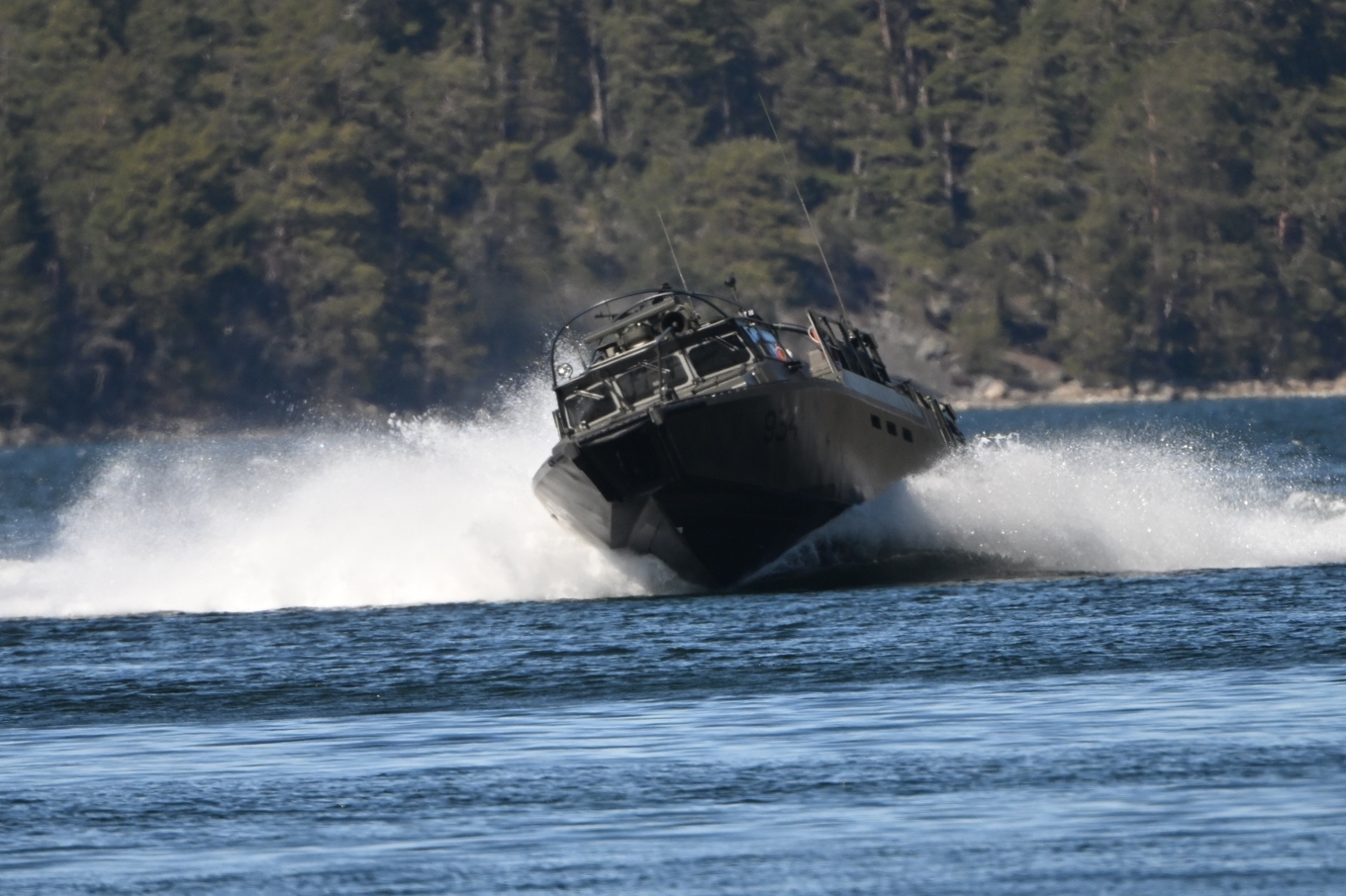 Stridsbåt 90 vid Berga örlogsbas på Muskö. Arkivbild. Foto: Fredrik Sandberg/TT