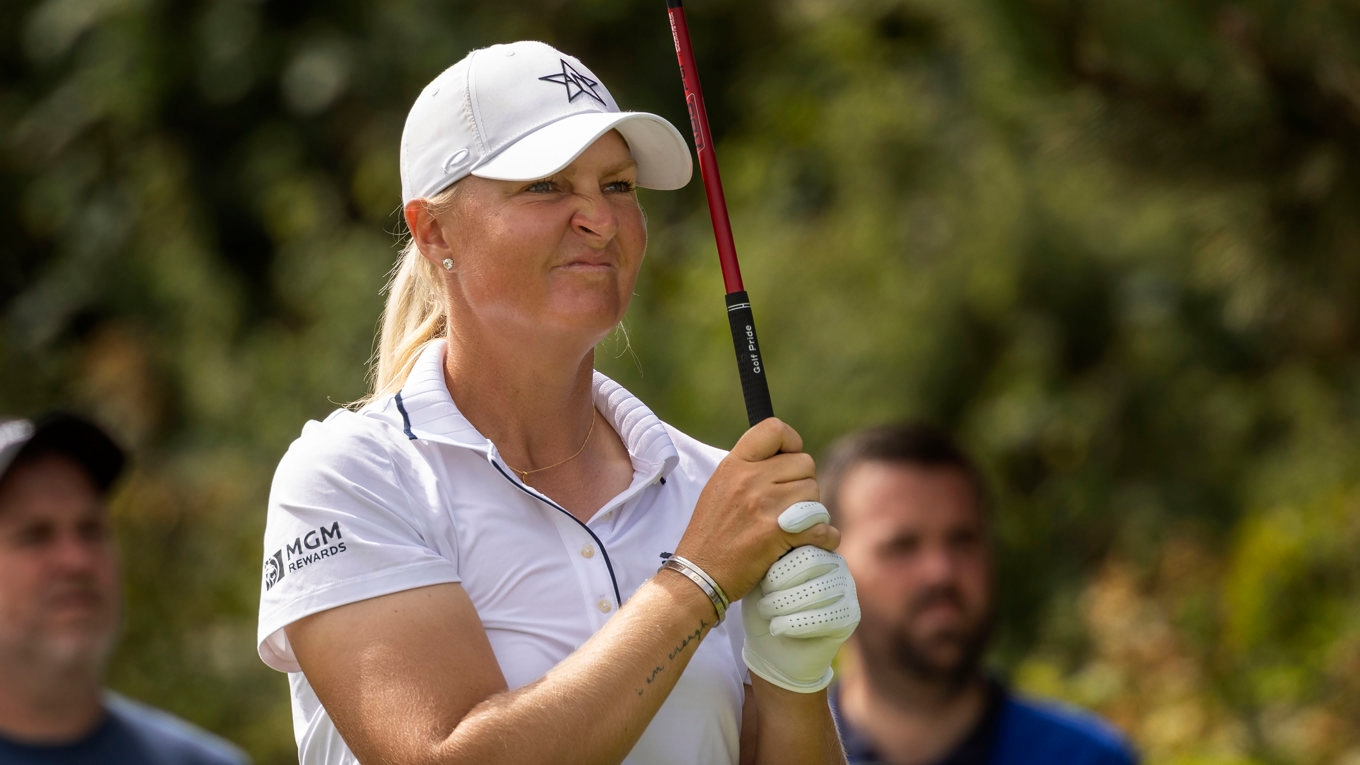 Anna Nordqvist avslutar karriären som golfproffs. Arkivbild. Foto: Christer Höglund/TT