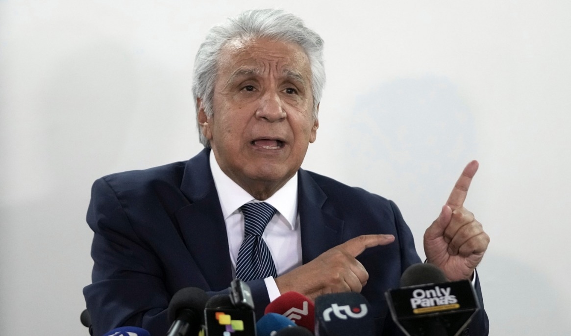 Ecuadors expresident Lenín Moreno. Foto: Dolores Ochoa/AP/TT