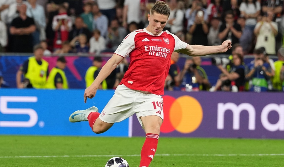 Viktor Gyökeres har inte fått spela en minut ligafotboll för Arsenal den här säsongen. Arkivbild. Foto: Andreea Alexandru/AP/TT