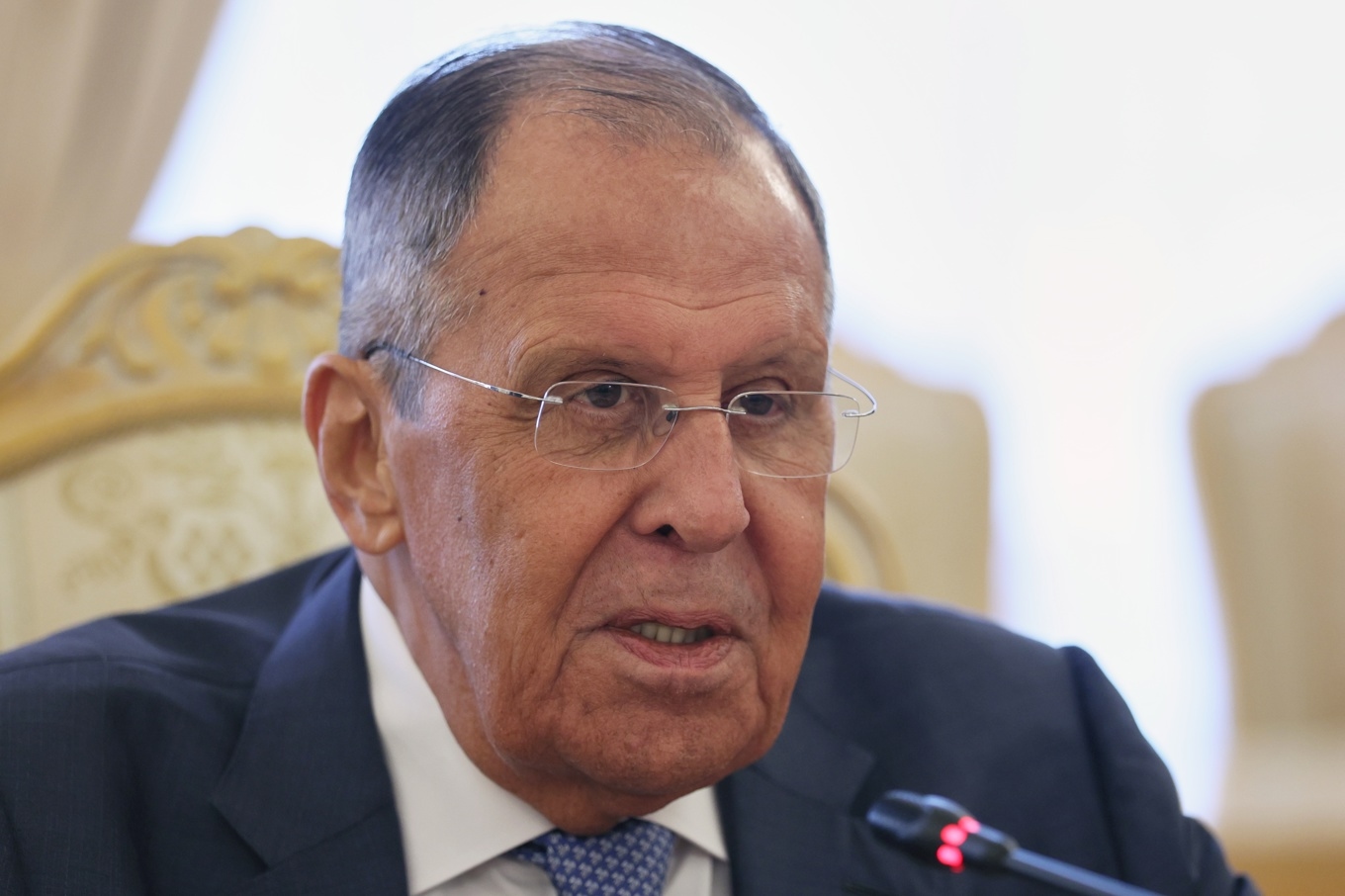 Rysslands utrikesminister Sergej Lavrov, på bild från tidigare i augusti. Foto: Ramil Sitdikov/AP/TT