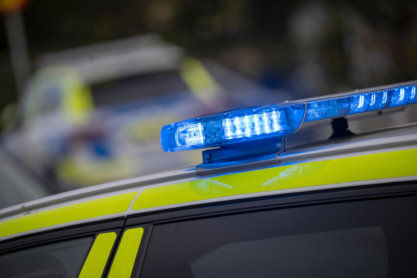 Polisen undersöker flaskor som hittats utomhus i Helsingborg. Arkivbild. Foto: Johan Nilsson/TT