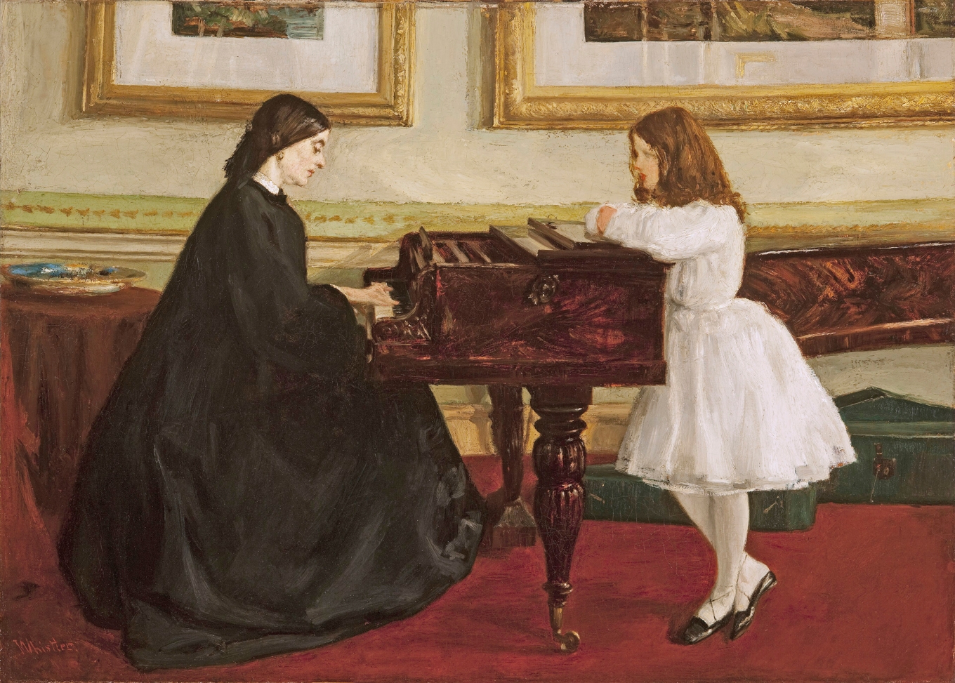 Målning utförd av James McNeill Whistler (1834–1903), som länge var vän och estetisk själsfrände till Oscar Wilde. Foto: Taft Museum of Art/Wikimedia Commons