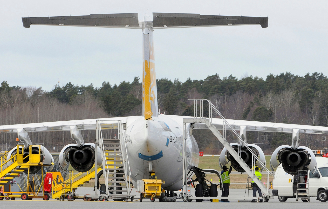 En ny rapport kartlägger luftfartsinfrastrukturens betydelse för totalförsvaret. Foto: JOHAN NILSSON/AFP via Getty Images