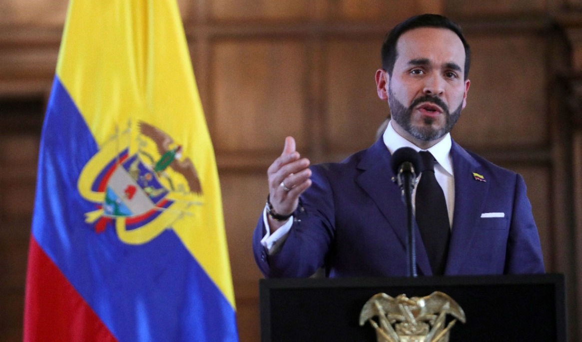 Colombias president Abelardo de la Espriella. Foto: Esteban Vega La-Rotta/AFP via Getty Images
