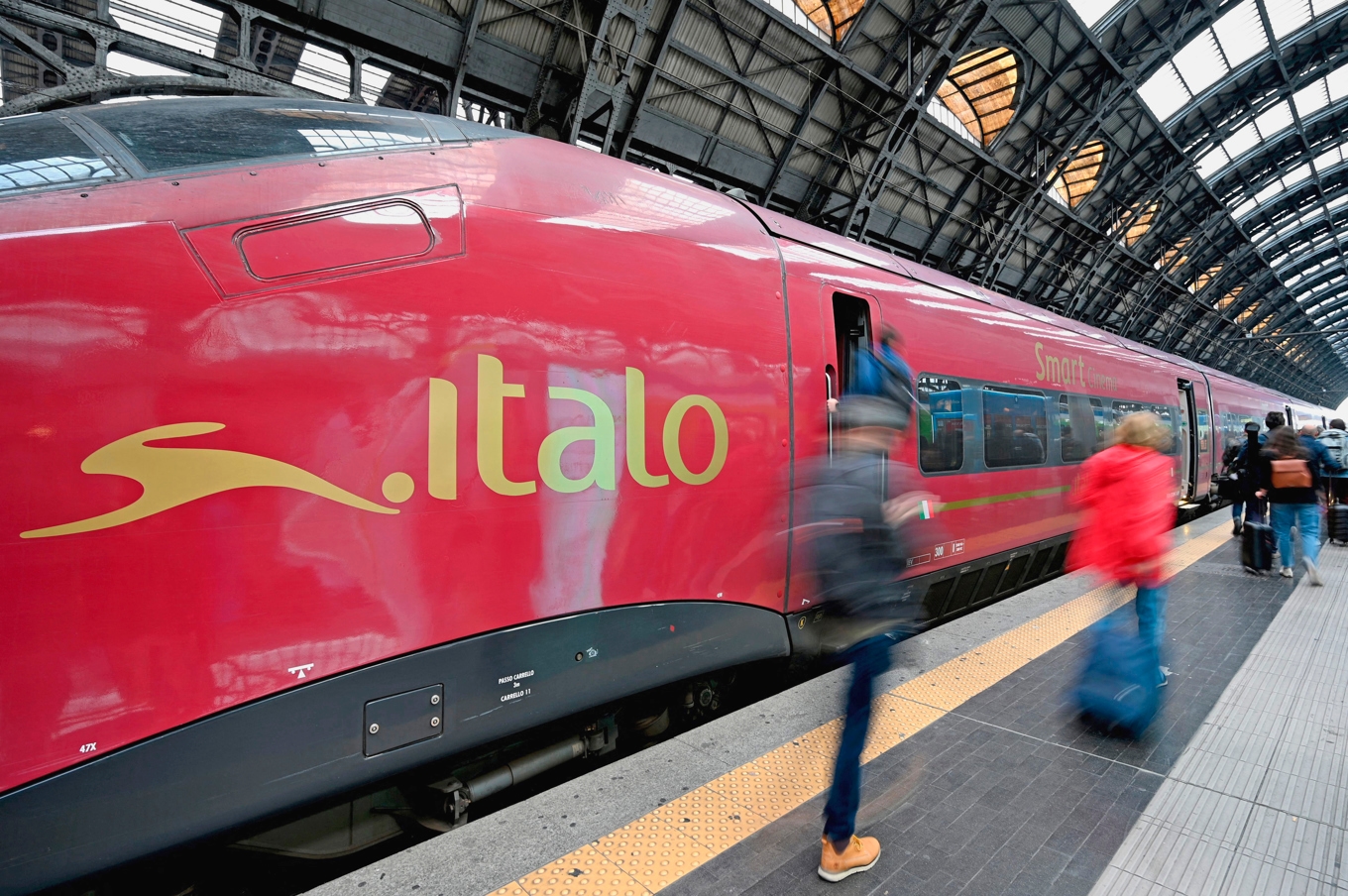 Den italienska snabbtågsoperatören Italo utmanar tyska jätten DB på två lukrativa storstadssträckor. Foto: Gabriel Bouys/AFP/Getty Images