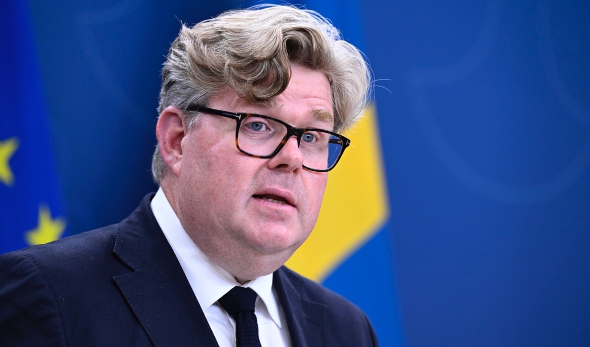 Gunnar Strömmer (M), justitieminister. Arkivbild. Foto: Jessica Gow/TT