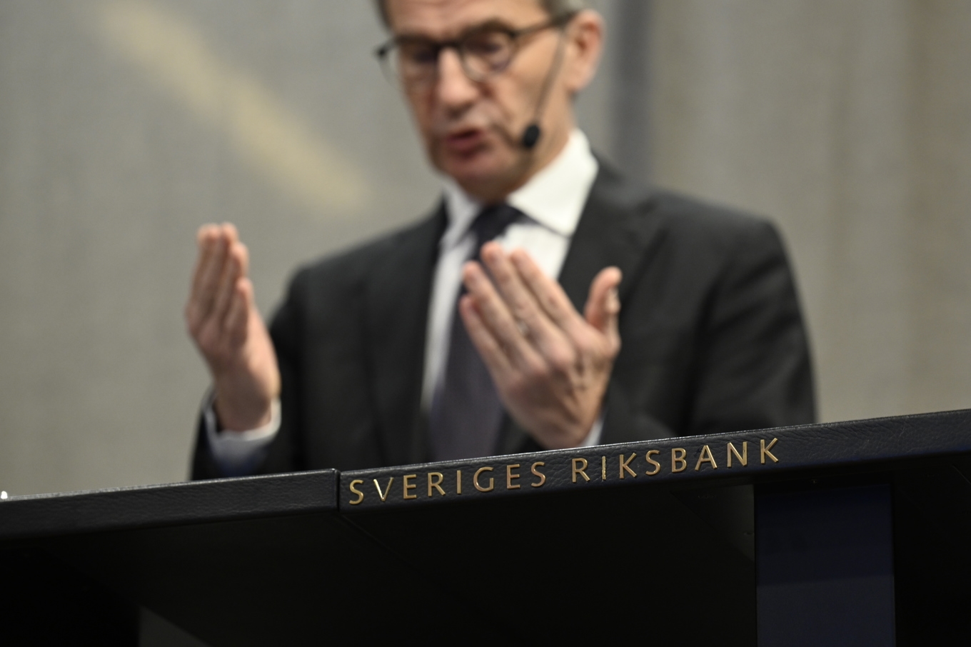 Riksbankschefen Erik Thedéen. Arkivbild. Foto: Pontus Lundahl/TT