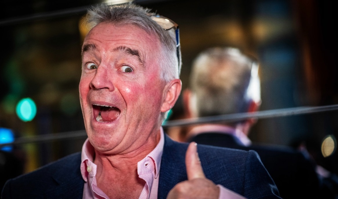 Ryanairs vd Michael O`Leary. Arkivbild. Foto: Ole Berg-Rusten/NTB/TT
