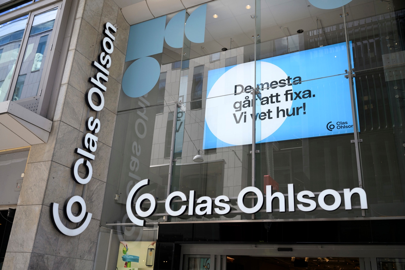 Clas Ohlssons butik på Drottninggatan i Stockholm. Arkivbild. Foto: Jessica Gow / TT