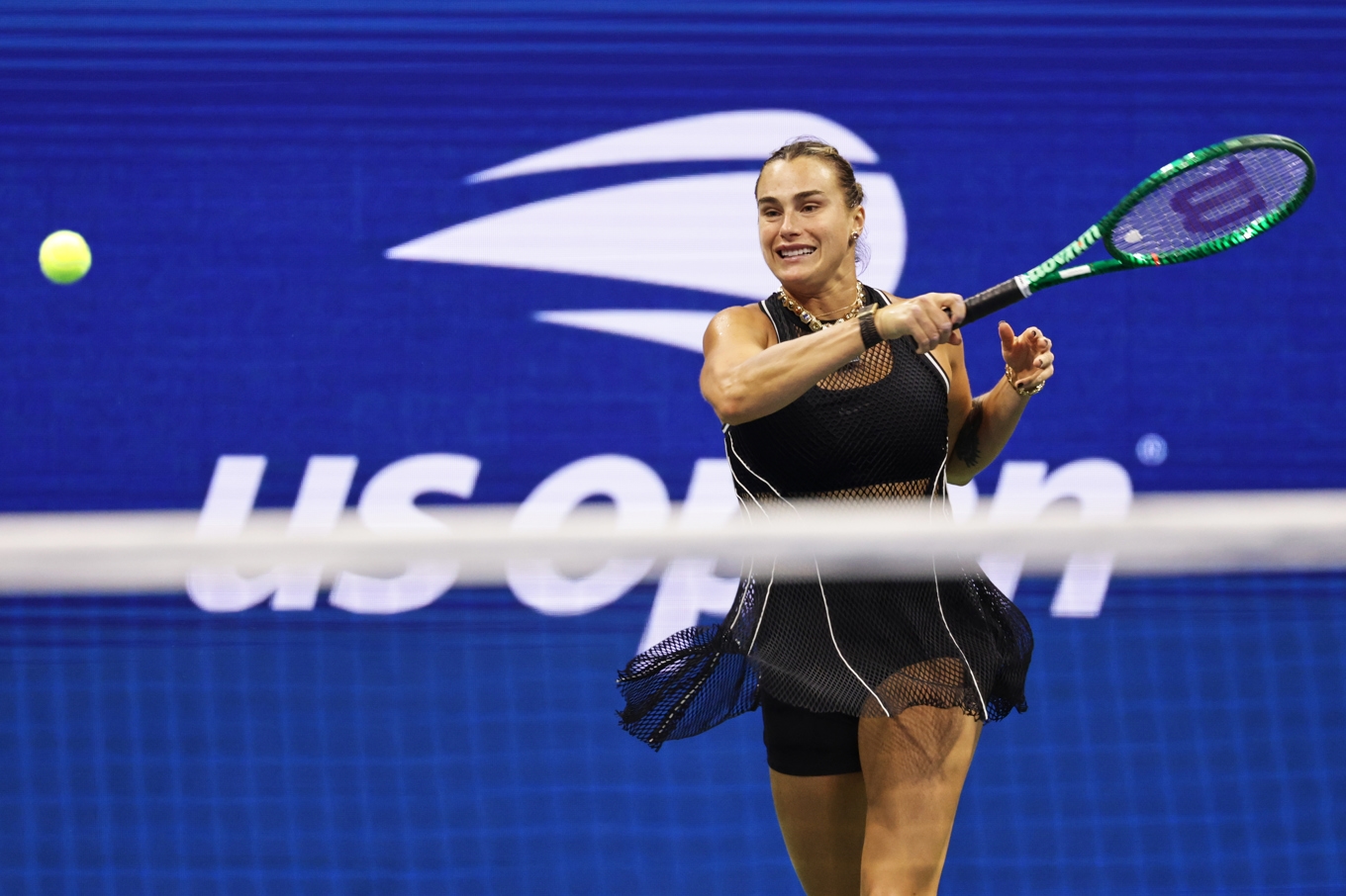 Världsettan Aryna Sabalenka. Foto: Adam Hunger/AP/TT