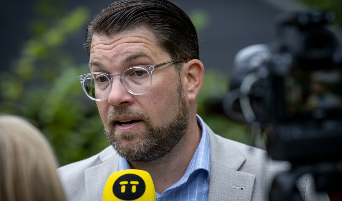 Sverigedemokraternas partiledare Jimmie Åkesson. Arkivbild. Foto: Johan Nilsson/TT
