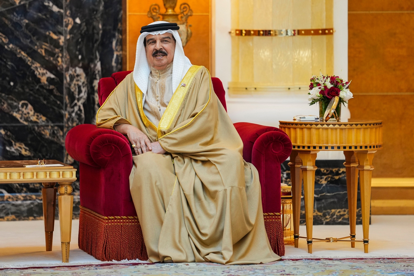 Bahrains kung Hamad bin Isa Al Khalifa. Arkivbild Foto: Eric Lee /AP/TT