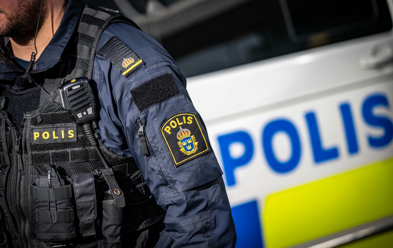 Polisen i Norrköping larmades till en svensexa. Arkivbild. Foto: Johan Nilsson/TT