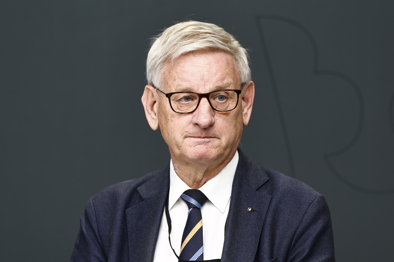 Carl Bildt, Sveriges tidigare utrikesminister och statsminister, reste med ett tåg som inte var långt från det som träffades av en drönare. Arkivbild. Foto: Stefan Jerrevång/TT