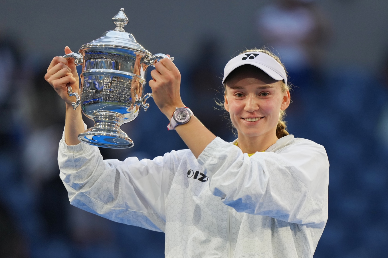 Jelena Rybakina segrar i US Open. Foto: Kirsty Wigglesworth/AP/TT