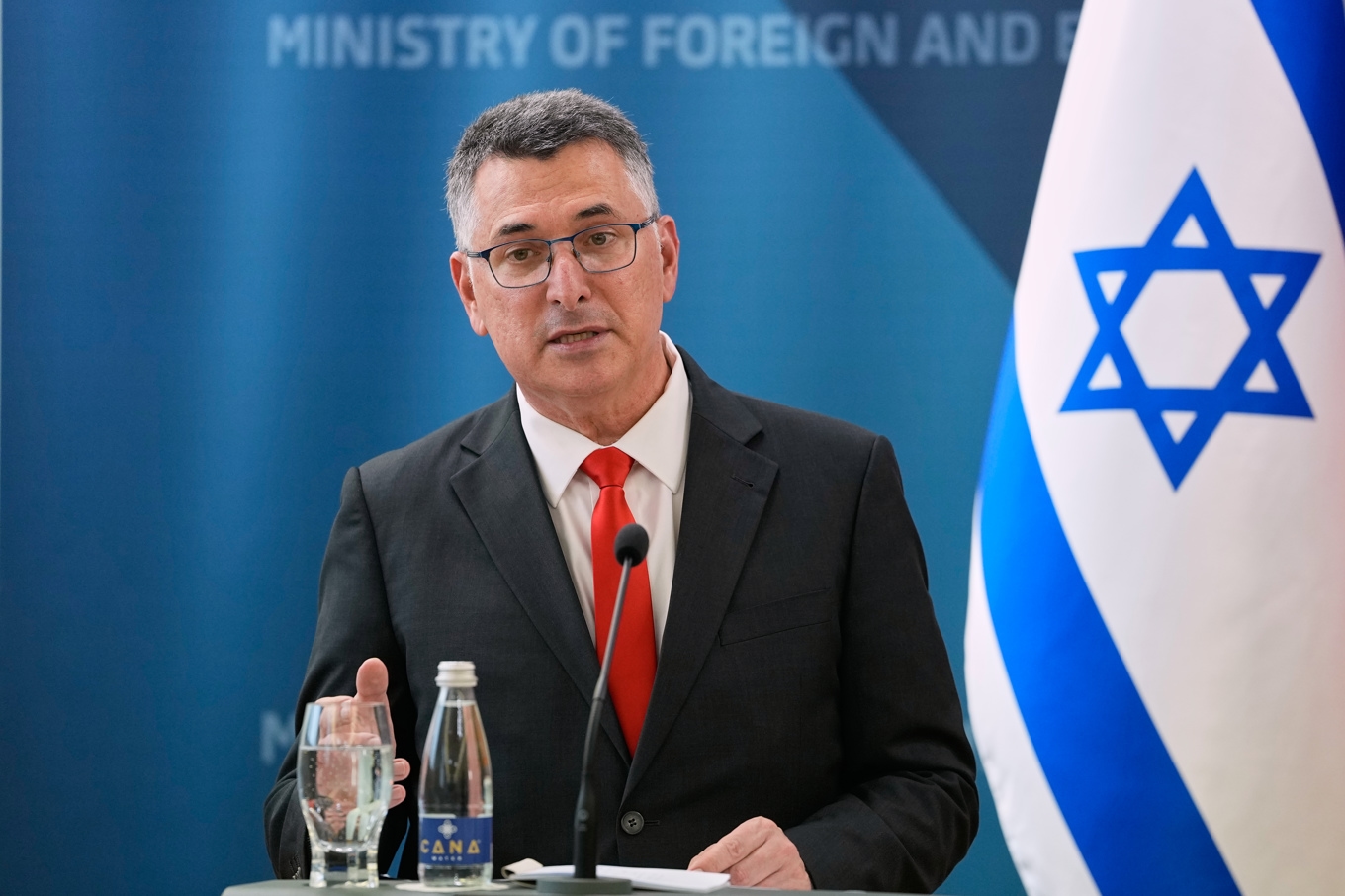Israels utrikesminister Gideon Saar. Arkivbild. Foto: Darko Bandic/AP/TT