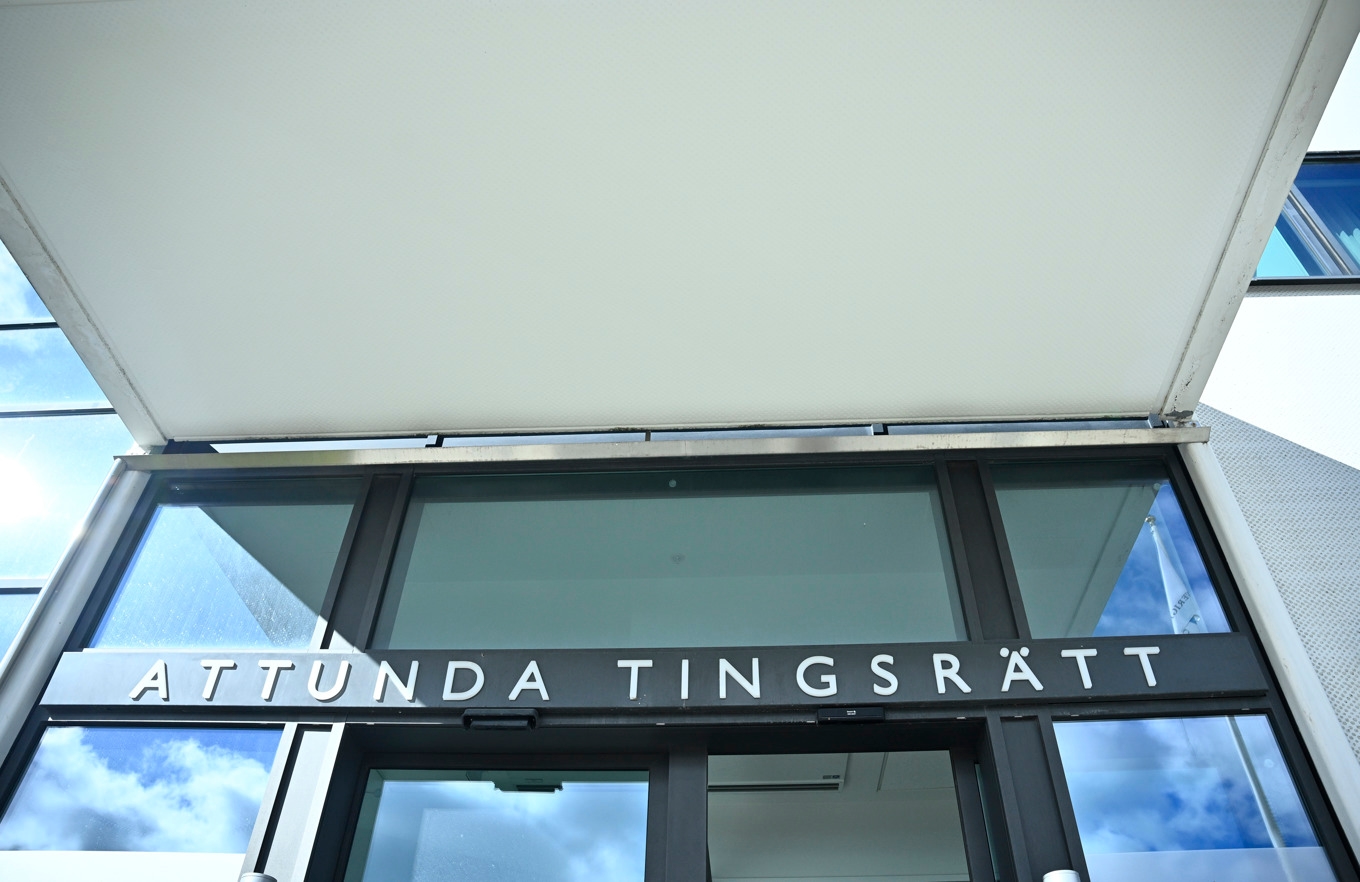Häktningsförhandlingen hålls i Attunda tingsrätt. Arkivbild. Foto: Fredrik Sandberg/TT