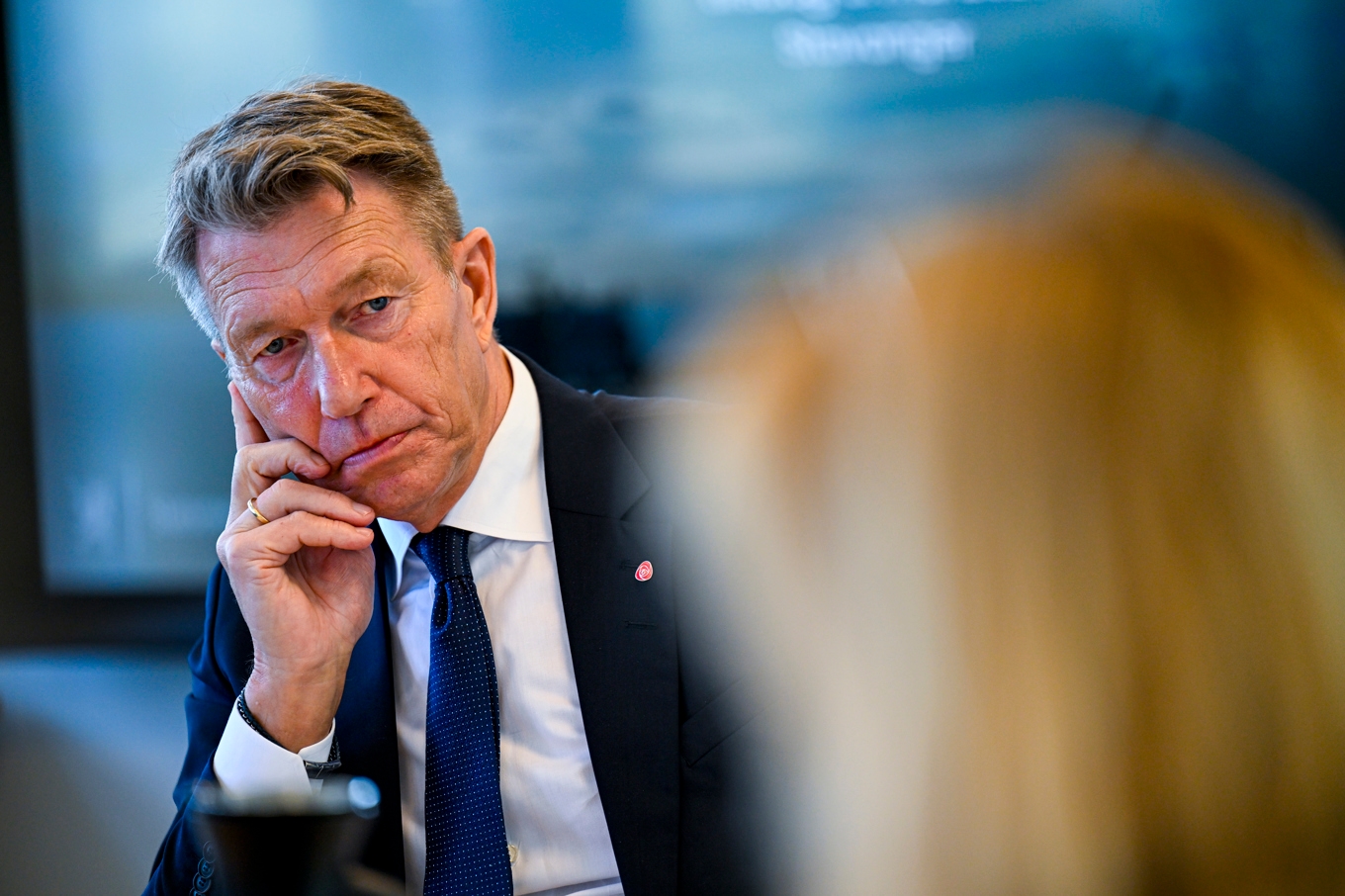 Norges energiminister Terje Aasland, Arbeiderpartiet. Arkivbild Foto: Carina Johansen NTB/TT