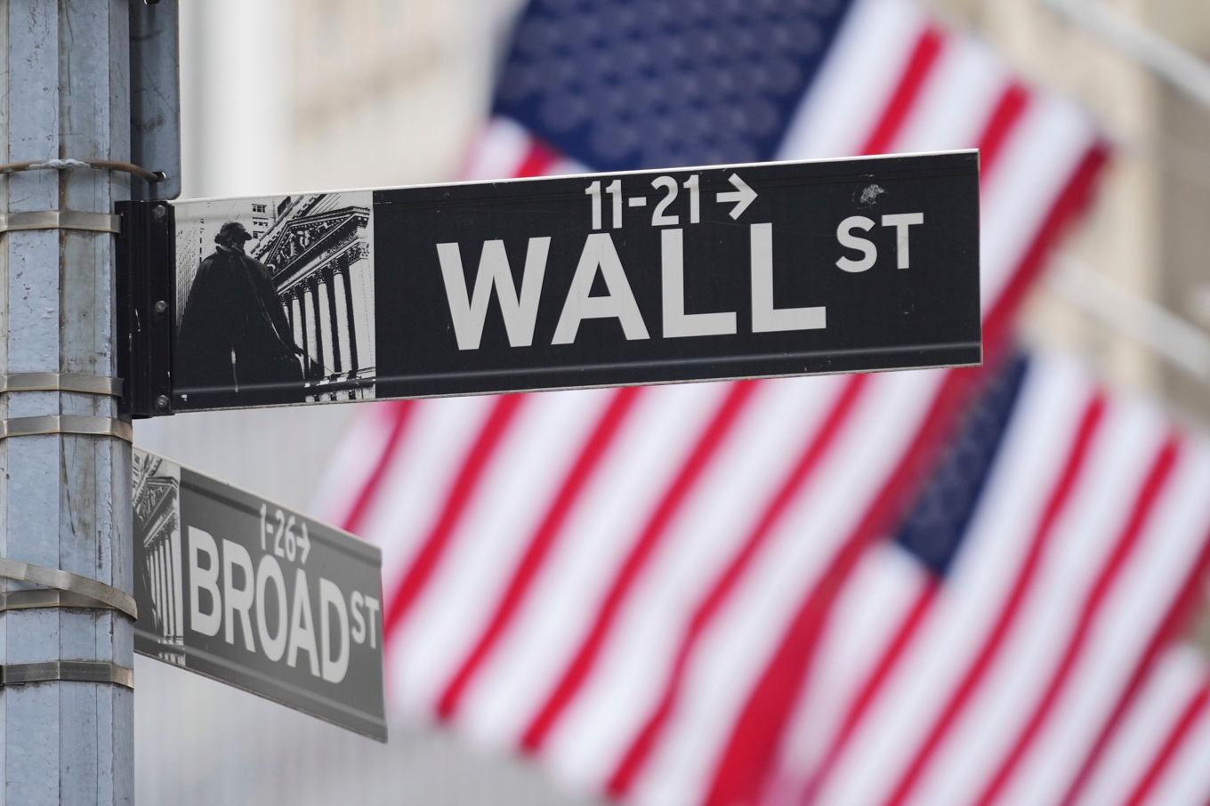 Wall Street avslutade handelsveckan uppåt. Arkivbild. Foto: Seth Wenig/AP/TT