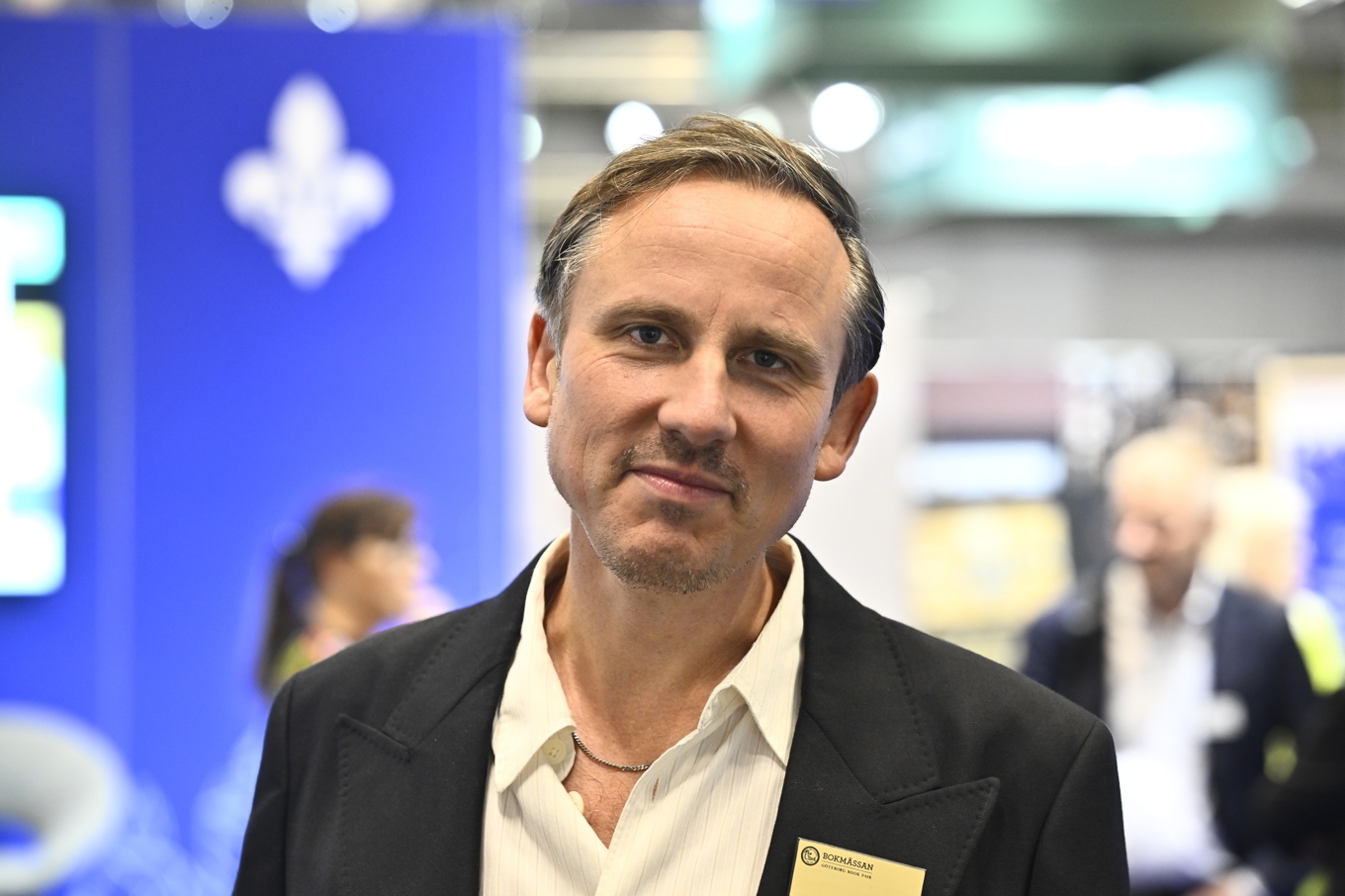 Oskar Ekström, chef för Bokmässan. Bilden är tagen i torsdags. Foto: Fredrik Sandberg/TT