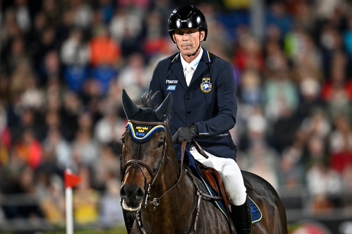 Peder Fredricson och hästen Alcapone des Carmille. Arkivbild. Foto: Pontus Lundahl/TT
