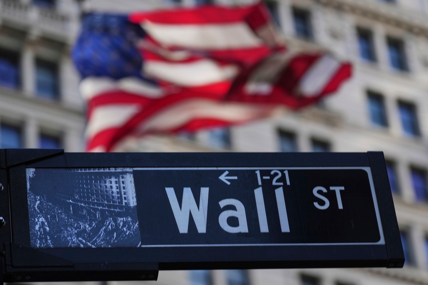 Börserna på Wall Street föll. Arkivbild. Foto: Seth Wenig/AP/TT