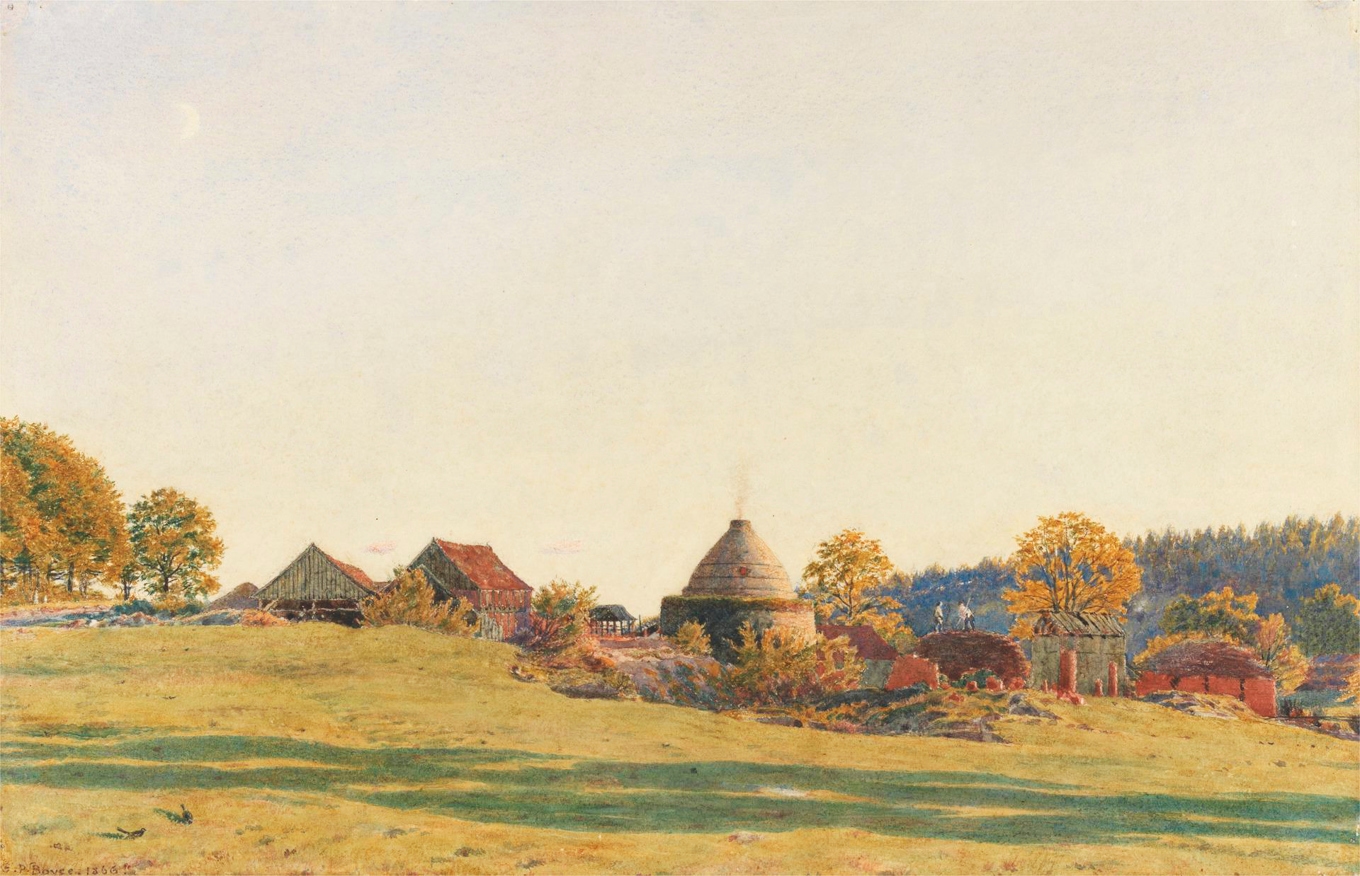 ”Tegelbruket vid Pitland Street, Surrey” (1865) av George Price Boyce, Yale Center for British Art, New Haven, Connecticut. Foto: Wikimedia Commons