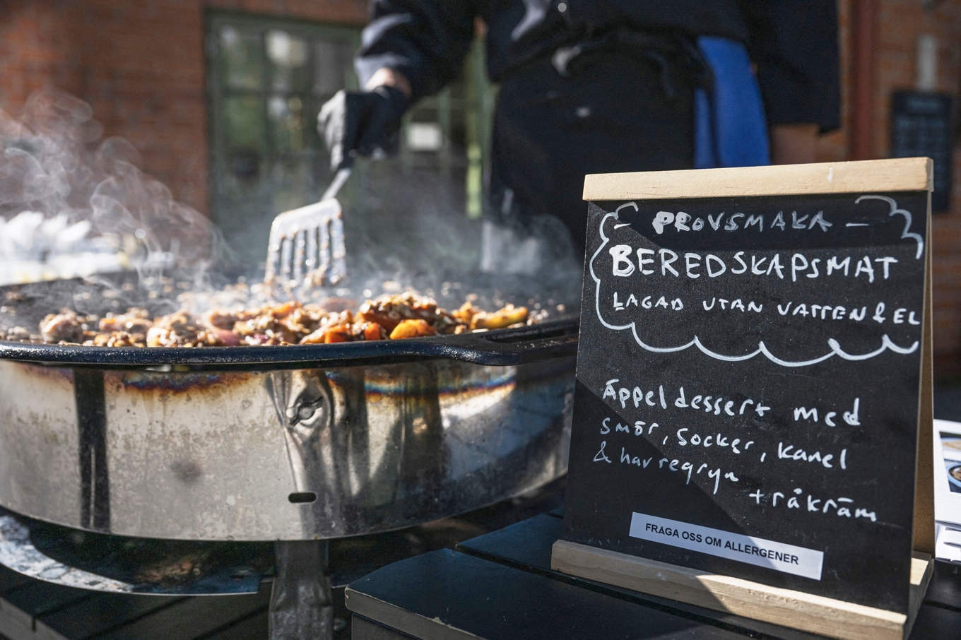 Ökat behov av beredskap har satt fokus på livsmedelsförsörjningen. Foto: Jonathan Näckstrand/AFP