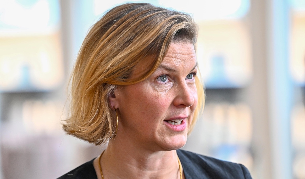 Nina Larsson (L), jämställdhetsminister. Foto: Henrik Montgomery / TT