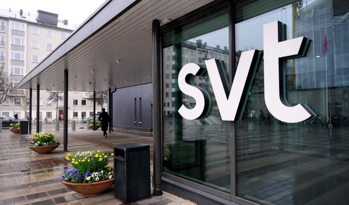 SVT:s huvudkontor på Oxenstiernsgatan i Stockholm. Foto: Jessica Gow/TT