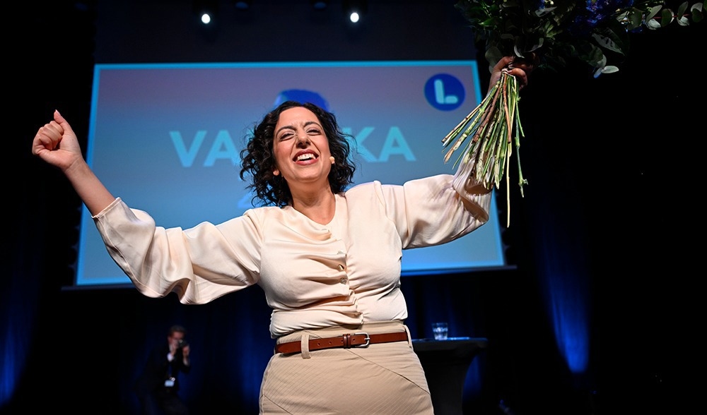 Simona Mohamssons (L) triumf med Liberalerna är politisk historia. Foto: Anders Wiklund/TT