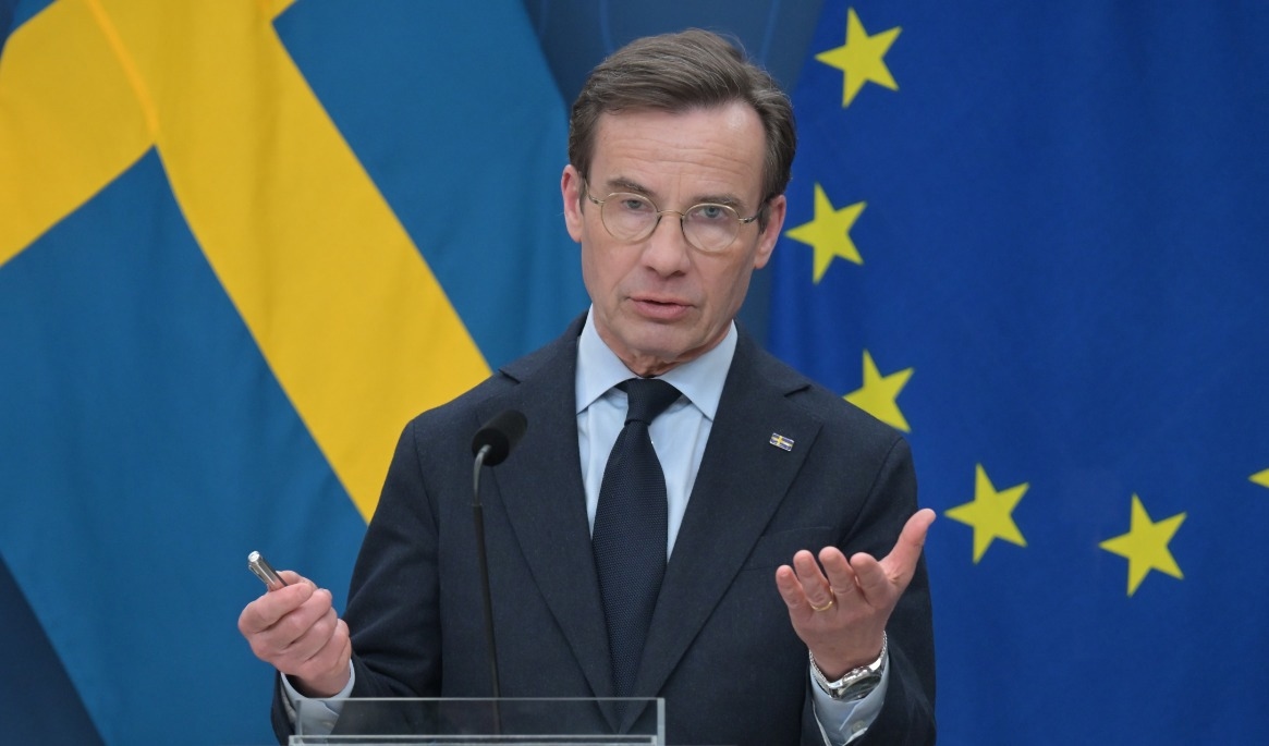 M-ledaren Ulf Kristersson. Foto: Roger Sahlström