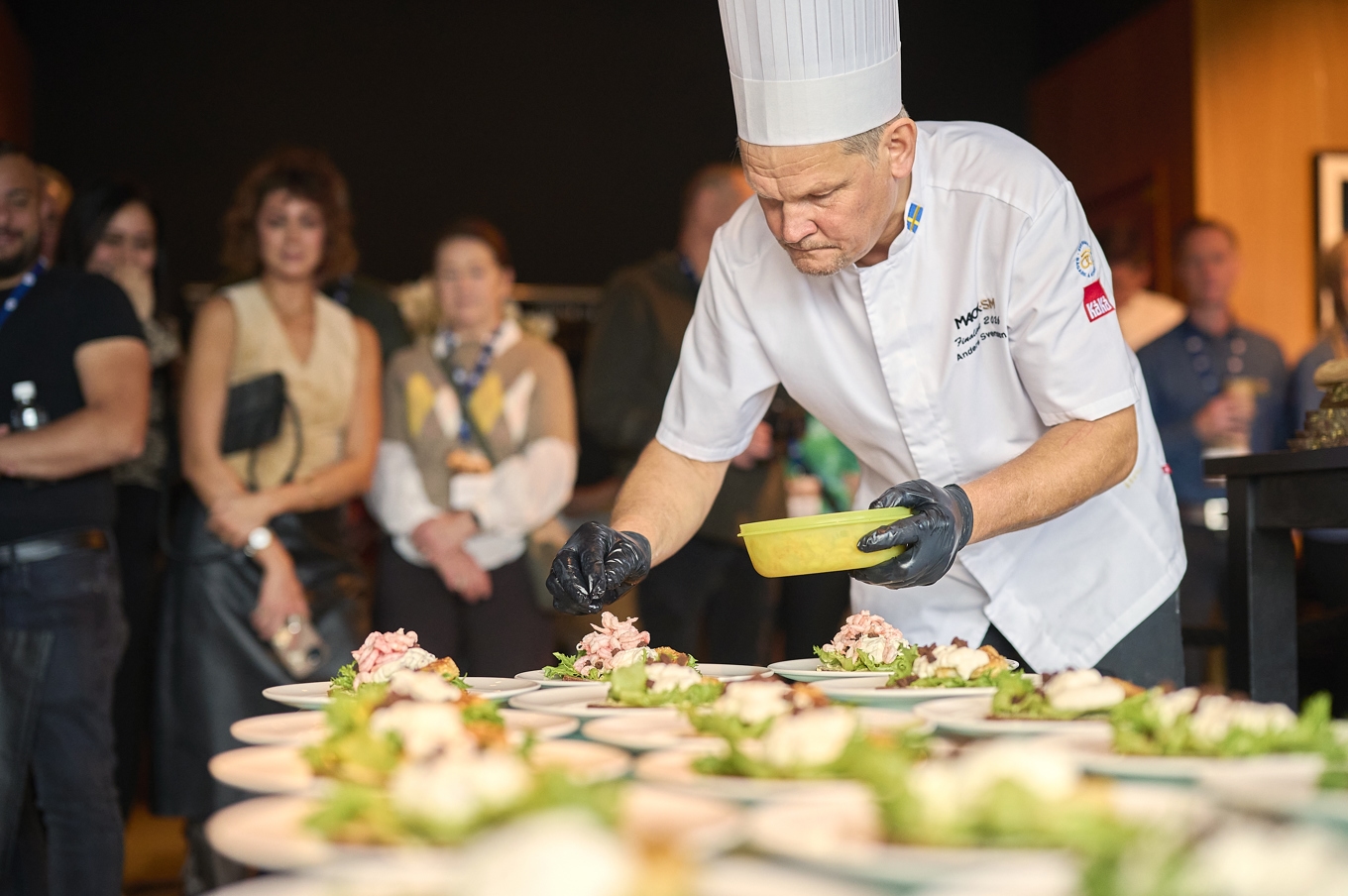 Anders Svensson i Lund vann finalen i mack-SM den 10 oktober med smaker av havet på kavring. Foto: Charlotte T. Strömwall