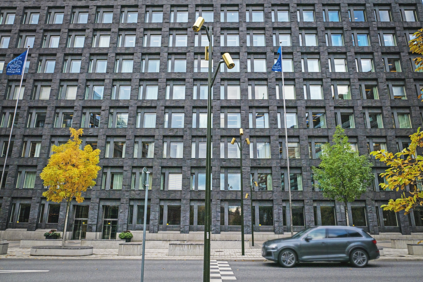 Riksbanken är Sveriges centralbank och har i uppdrag att sköta landets penningpolitik samt värna om ett säkert och stabilt ekonomiskt system. Foto: Bilbo Lantto