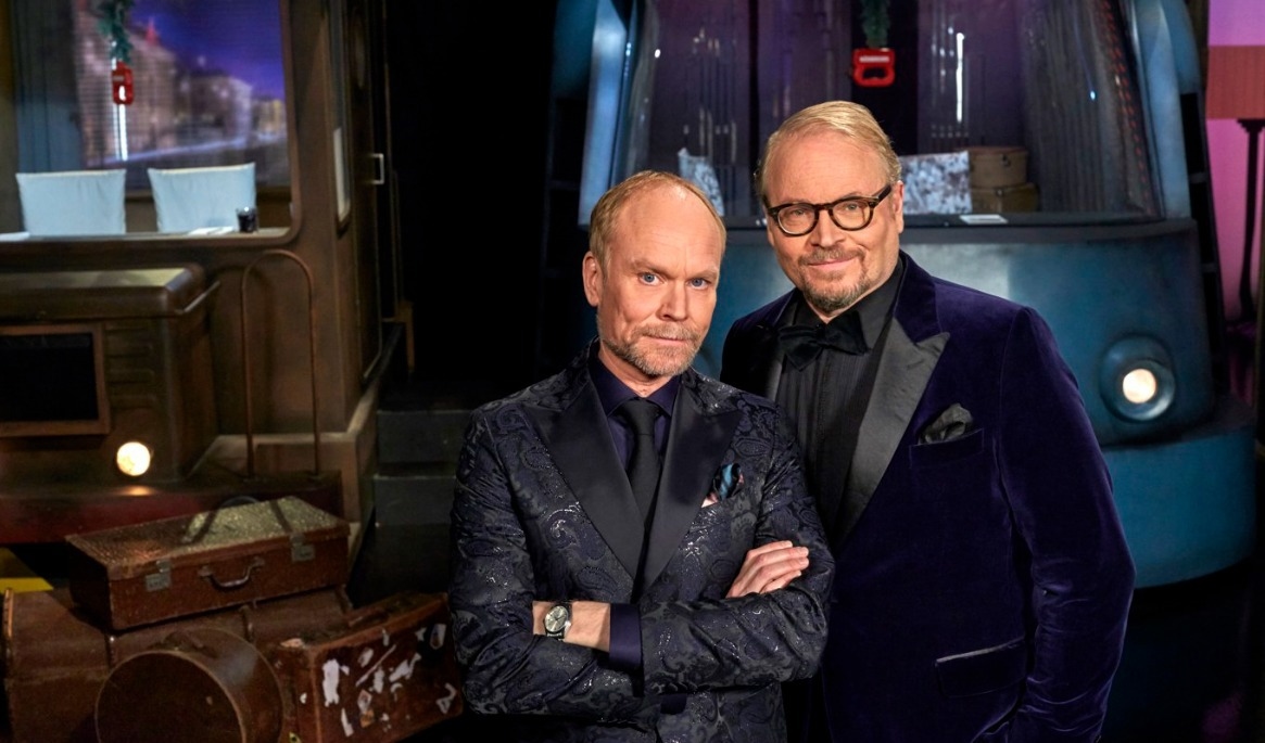 Kristian Luuk och Fredrik Lindström leder ”På spåret. Men hur väljs deltagarna ut? Arkivbild. Foto: Bo Håkansson/SVT