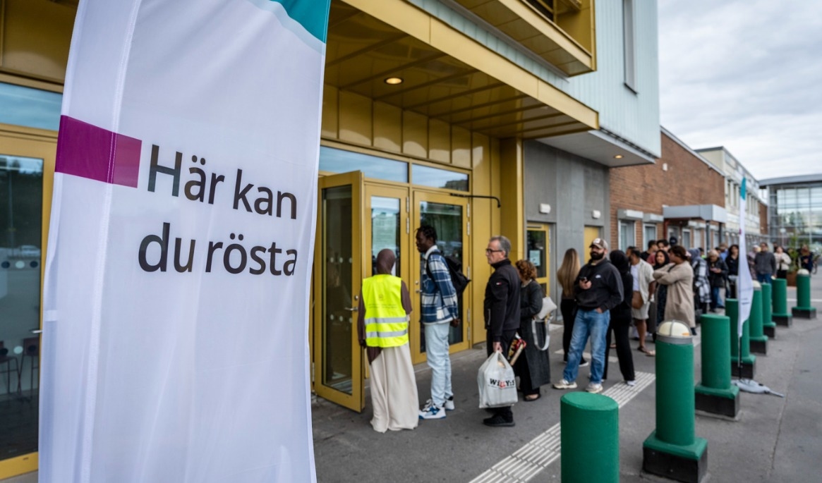Tvåa på listan är Rosengård centrum i Malmö, där Socialdemokraterna och Vänsterpartiet tillsammans fick 95,08 procent av rösterna. Foto: Johan Nilsson/TT