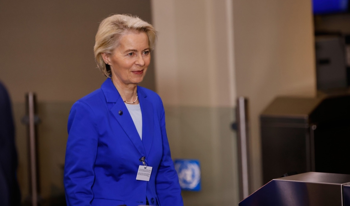 EU-kommissionens ordförande Ursula von der Leyen. Foto: Stefan Jeremiah/AP/TT