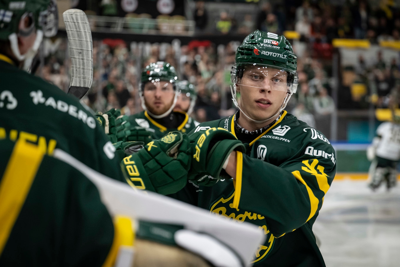 Oscar Tellström och hans Björklöven går bra i SHL. Arkivbild. Foto: Tomas Brandt Wangel/TT
