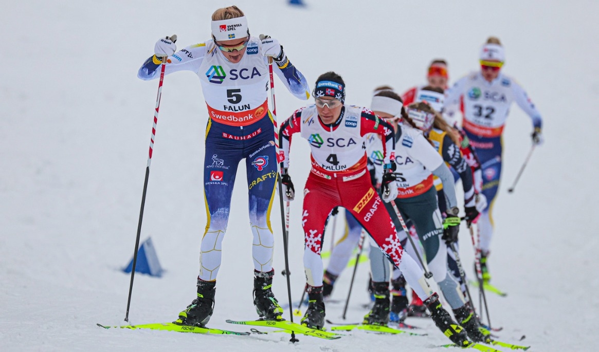Längdåkarnas prispengar kan minska i framtiden. Arkivbild. Foto: Pär Bäckström/TT