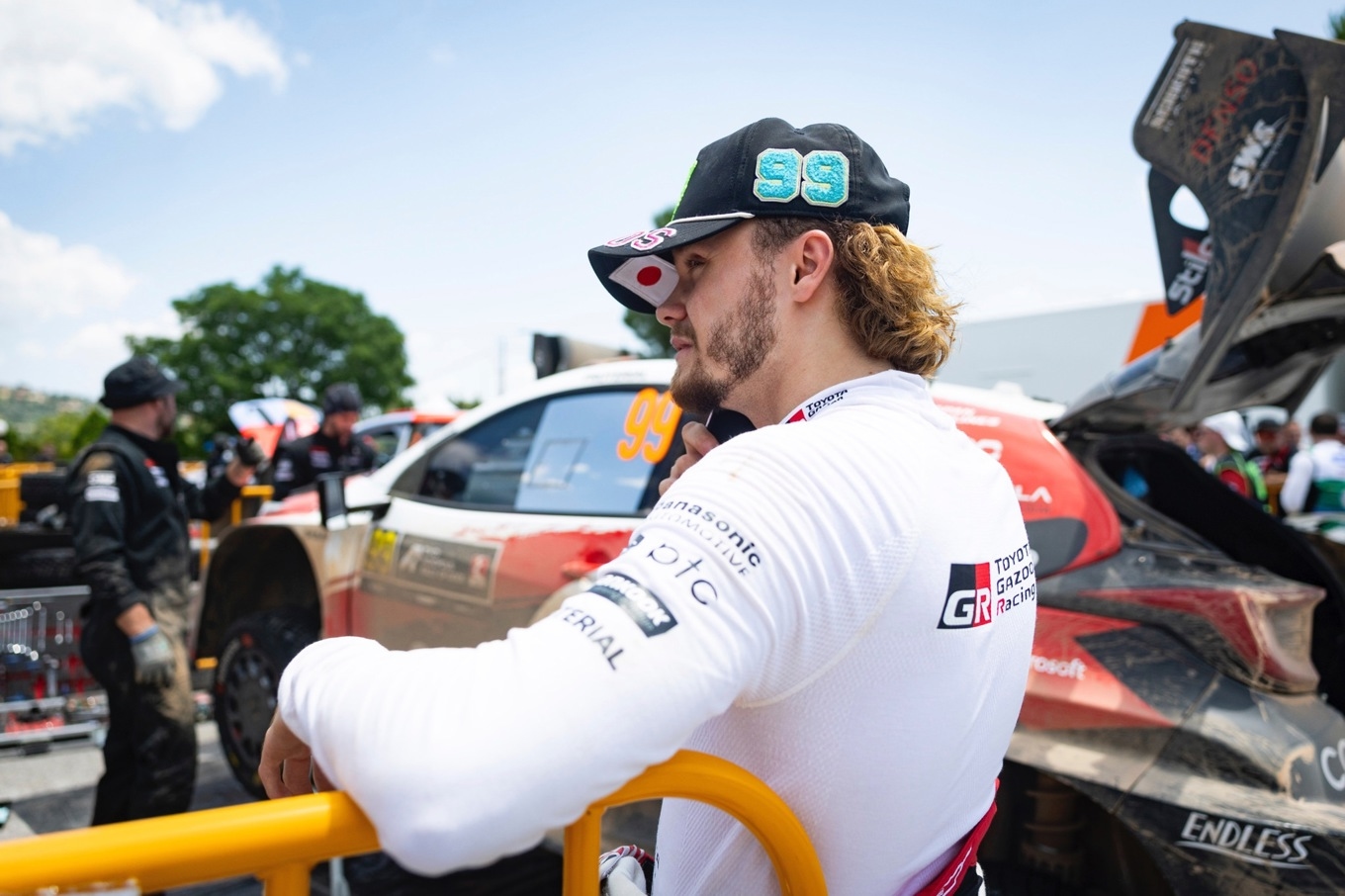 Oliver Solberg. Arkivbild. Foto: TGR Gazoo Racing/TT