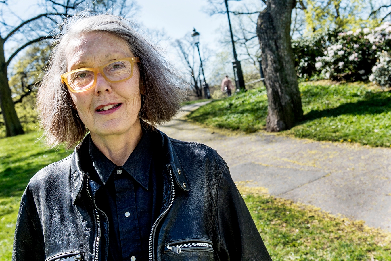 Anne Carson är årets Nobelpristagare i litteratur. Foto: Lars Pehrson / SvD / TT