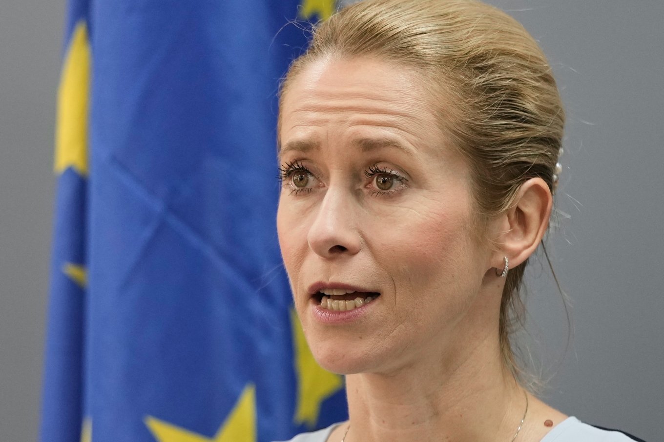 EU:s utrikeschef Kaja Kallas under ett besök i Libanon i förra veckan. Arkivbild. Foto: Bilal Hussein/AP/TT